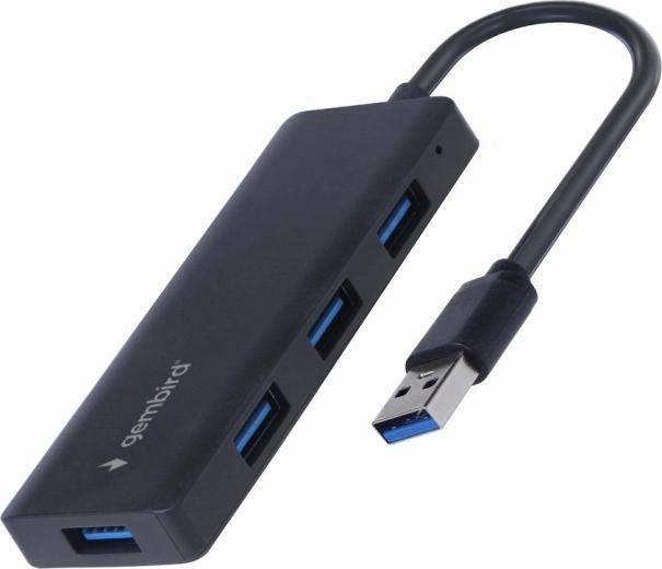 Gembird USB hub 4 θυρών USB 3.2 Gen 1 μαύρο