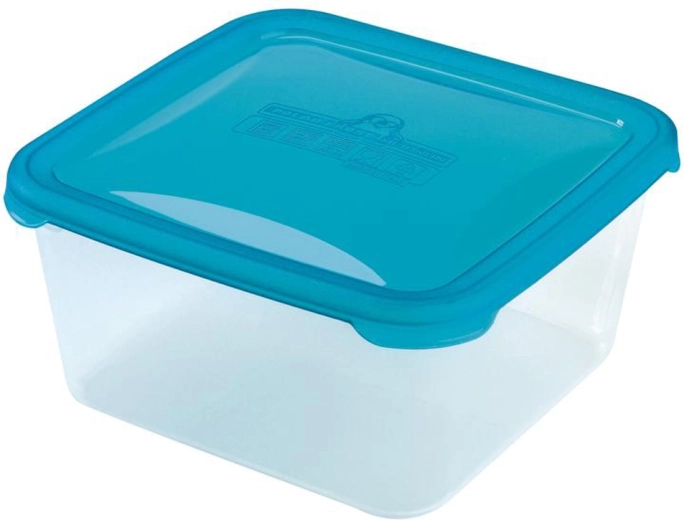 Πλαστικό δοχείο Heidrun Polar Frost 2,4 l τετράγωνο