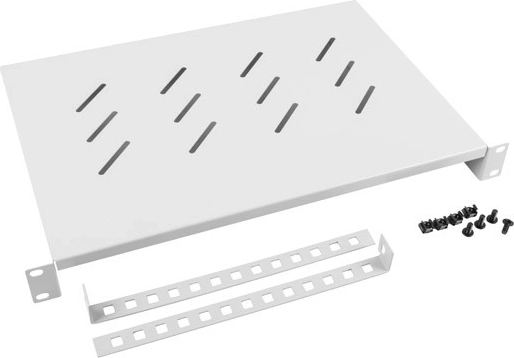 Ράφι Lanberg για 19" rack 1U 483 × 300 mm γκρι - 1 τεμάχιο