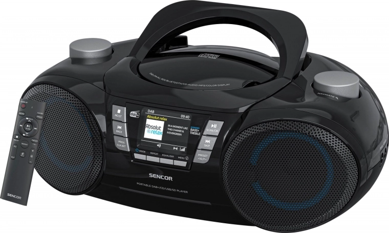 Φορητό boombox Sencor με DAB+, CD/MP3/USB/SD και Bluetooth