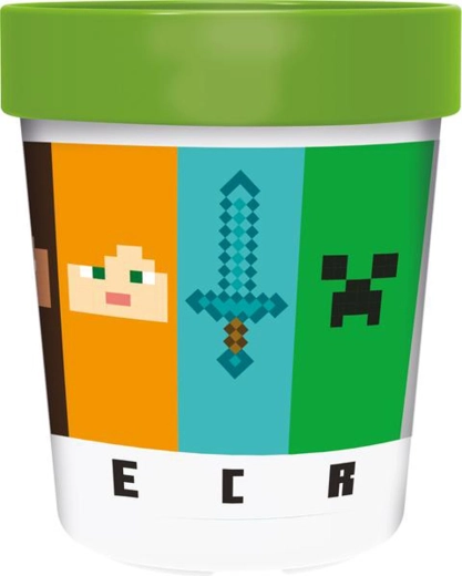 Πλαστικό ποτήρι Minecraft 260 ml με αντιολισθητικό πάτο