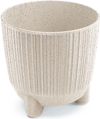 Γλάστρα Ryfo N Eco Wood 10,7 cm λευκή