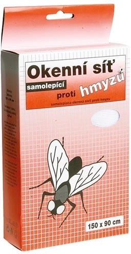 Αυτοκόλλητη αντικουνουπική σίτα παραθύρου 150 × 180 cm (υαλοΐνα, λευκή)