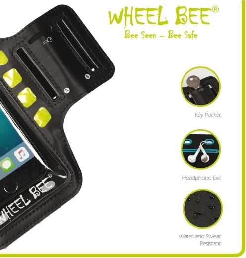 Wheel-Bee θήκη τρεξίματος για μπράτσο με LED Night Hawk