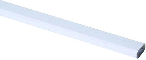 Ξυλουργικό μολύβι 25 cm HB, λευκό (12 τεμ.)