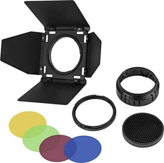 Godox BD-10 πτερύγια (barn doors) και χρωματικά φίλτρα για AD300Pro