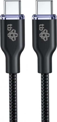 Καλώδιο USB-C σε USB-C 60W Glamour 1,5 m μαύρο