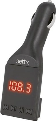 Setty Bluetooth FM πομπός για αυτοκίνητο μαύρος - 1 τεμάχιο