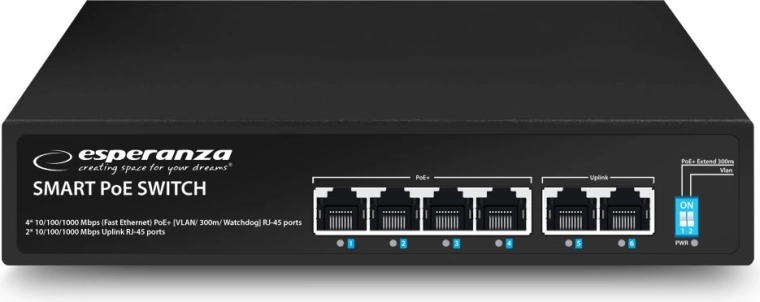 4× PoE για IP κάμερες και άλλες συσκευές