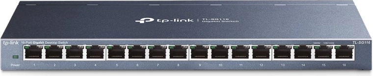 Διακόπτης δικτύου TP-Link 16θυρών gigabit TL-SG116