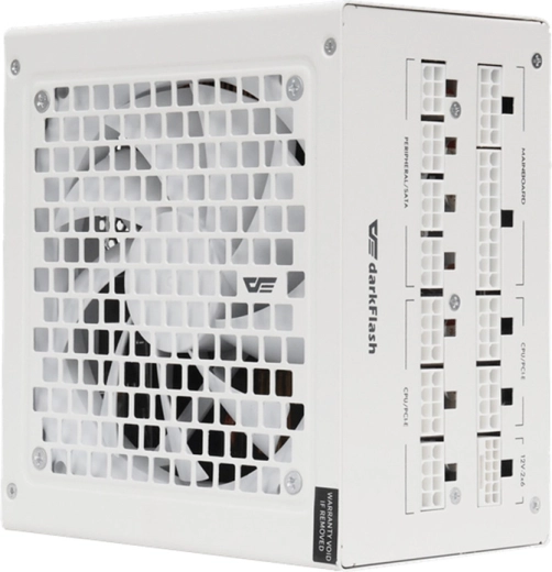 Τροφοδοτικό υπολογιστή darkflash 1050 w gold (λευκό, atx 3.1, pcie 5.1)