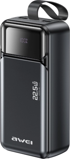 Power bank Awei PA-105 40 000 mAh 22,5 W με PD και οθόνη LED - 1 τεμάχιο