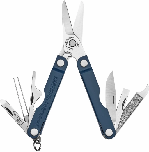 Leatherman Micra εργαλειακό multitool τσέπης, ναυτικό μπλε, 10 λειτουργίες