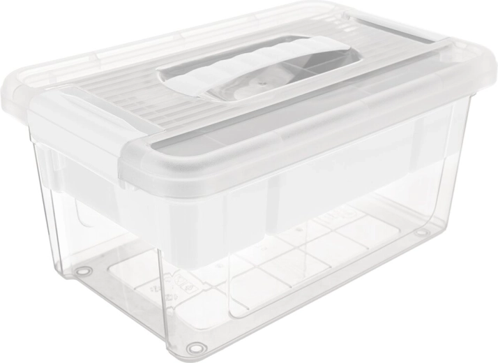 Κουτί αποθήκευσης Multi Stormax ορθογώνιο 5 l με ένθετο, λευκό