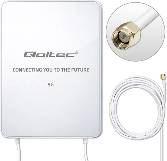 Κατευθυντική εξωτερική κεραία 5G LTE 16 dBi με σύνδεσμο SMA (3300–3800 MHz), καλώδιο 3 m, IP67