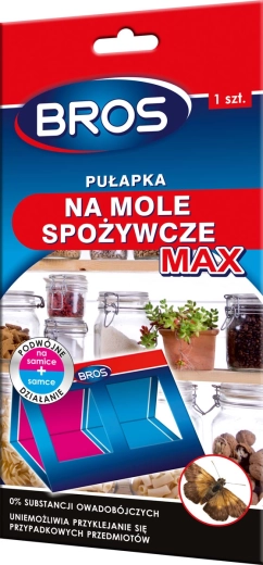 Κολλητική παγίδα για σκόρους τροφίμων MAX