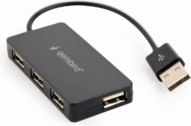 Μαύρο USB Hub 4 Θύρες