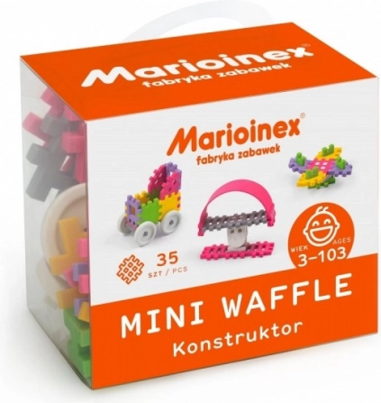 Κατασκευαστικό σετ Mini Waffle 35 τεμ. για κορίτσια
