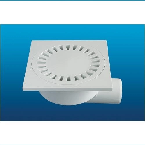 Δαπεδοσυλλέκτης με πλευρική έξοδο PVB DN 50, λευκός