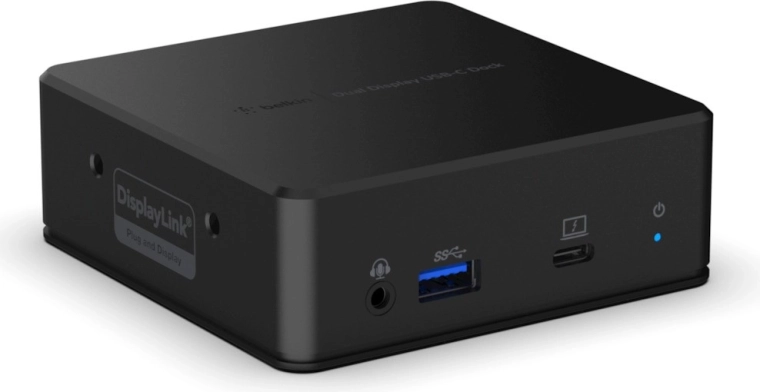 Belkin σταθμός σύνδεσης USB‑C με διπλή οθόνη (85 W, DisplayLink)