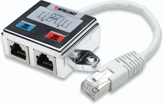 Θωρακισμένος διαχωριστής RJ45 x2