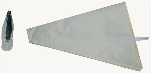 Ζαχαροπλαστικό σακουλάκι 35 cm βαμβακερό με 7 μύτες διακόσμησης