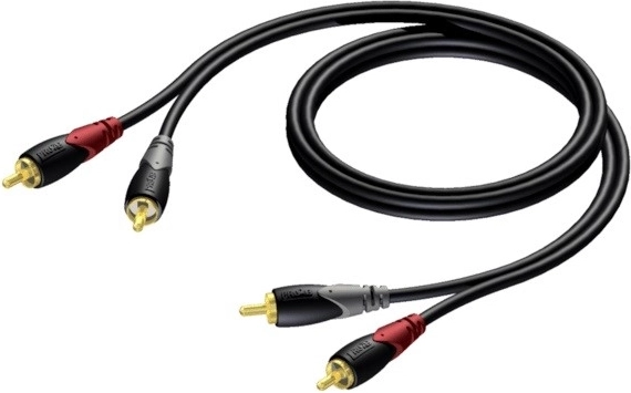 Καλώδιο σύνδεσης 2× RCA (cinch) αρσενικό – 2× RCA (cinch) αρσενικό 0,5 m