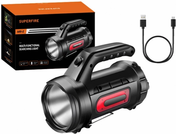 Φακός Superfire M9-E 900 lm USB