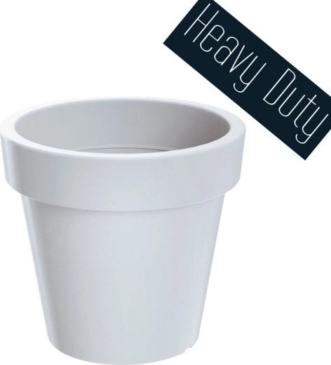 Γλάστρα Lexo Round 60 cm λευκή