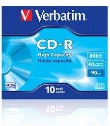 CD-R 700 MB 40× έκδοση Extra Protection, συσκευασία 10 τεμ. σε θήκη