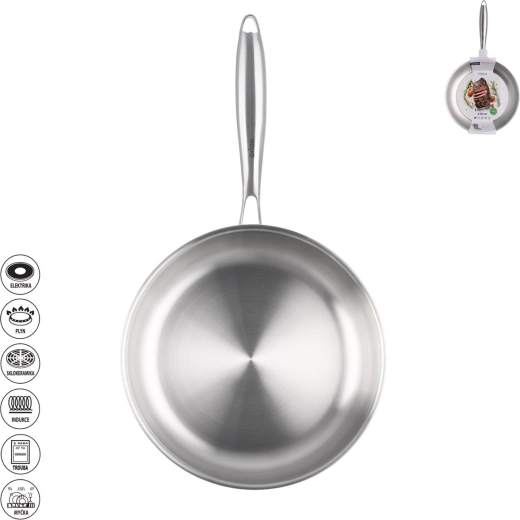 Orion τηγάνι Steela 26 cm ανοξείδωτο