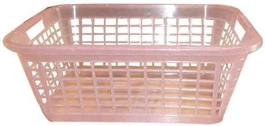Πλαστικό καλάθι για πάνες και ρούχα 48 × 38 × 19 cm, μίξη χρωμάτων