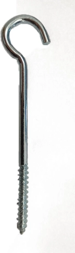Γάντζος πολυελαίου 80 × 3,8 mm γαλβανισμένος, συσκευασία 150 τεμ.