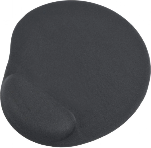 Εργονομικό μαύρο mouse pad με στήριξη καρπού
