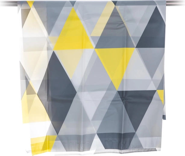 Κουρτίνα ντους PEVA τρίγωνα 180 × 200 cm