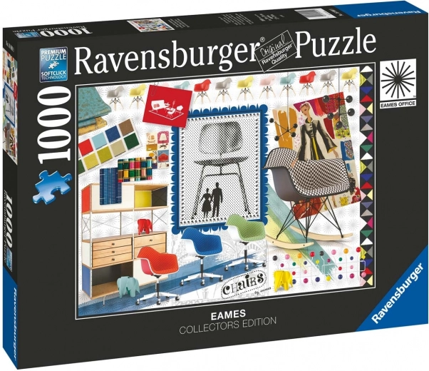Παζλ Ravensburger Eames Design κλασικές καρέκλες 1000 κομμάτια