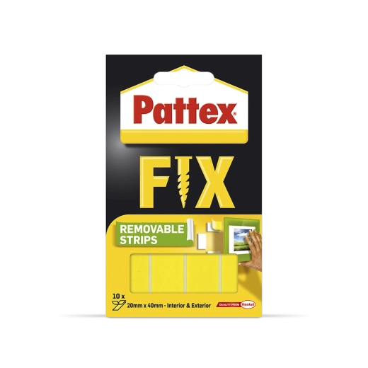 Pattex Super Fix ταινίες διπλής όψης 2 kg, 10 τεμ. (4 × 2 cm)