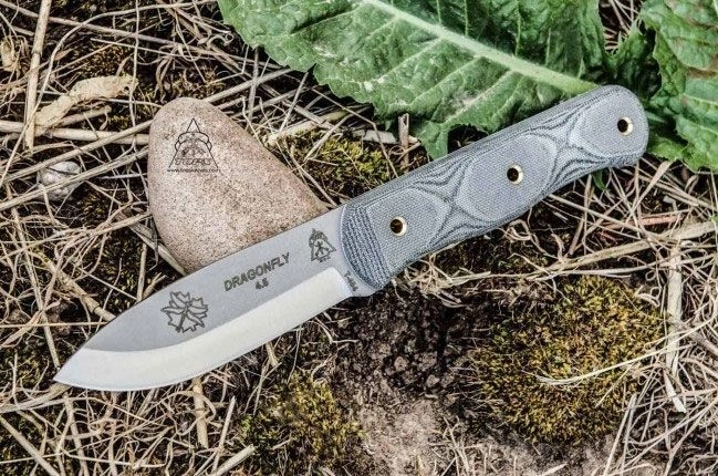 Λαβή micarta με δυνατότητα ασφάλισης με κορδόνι