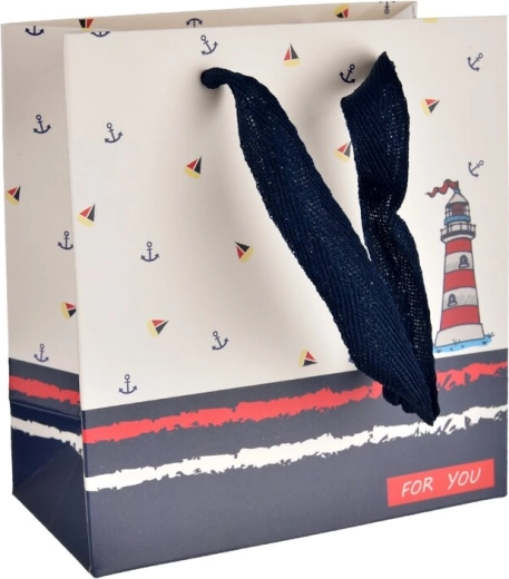 Χάρτινη τσάντα δώρου SEA 14 × 7 × 15 cm