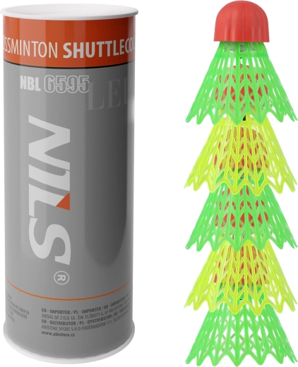 Μπαλάκια crossminton με LED NILS NBL6595 – 5 τεμ.