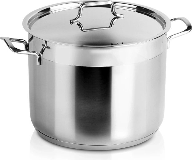 Ανοξείδωτη κατσαρόλα με καπάκι ANETT 24 cm, 8 l