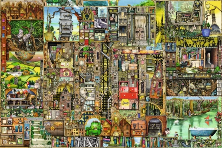 Παζλ Ravensburger Αλλόκοτη πόλη 5000 τεμ.