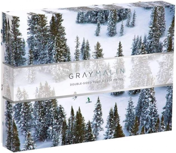 Διπλής όψης παζλ ΧΙΟΝΙ GRAY MALIN 500 κομμάτια