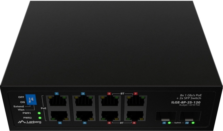 PoE++ έως 90 W ανά θύρα για απαιτητικές συσκευές