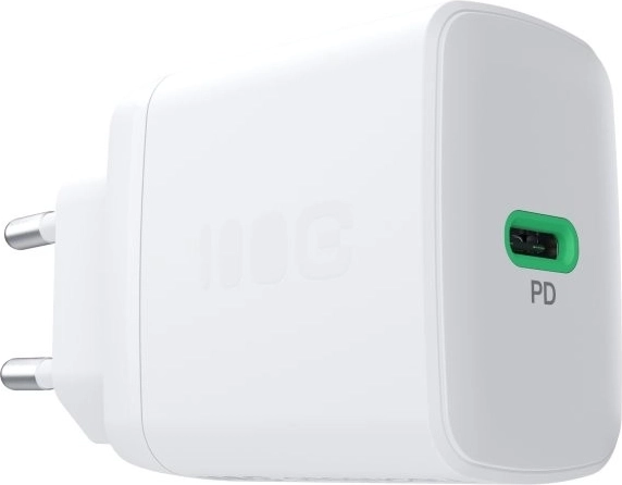 Φορτιστής τοίχου USB‑C 30 W λευκός
