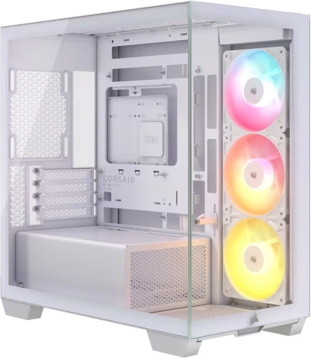 Κουτί υπολογιστή CORSAIR 2800X RS-R ARGB mATX πανοραμικό λευκό