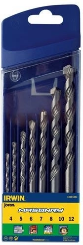 Σετ τρυπανιών για τοιχοποιία IRWIN Masonry 4–12 mm, 7 τεμ.