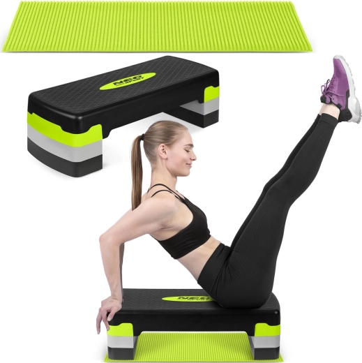 Αεροβικό step με 3 ύψη NEO SPORT + αντιολισθητικό υπόστρωμα