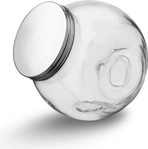 Γυάλινο δοχείο με ανοξείδωτο καπάκι 0,5 l