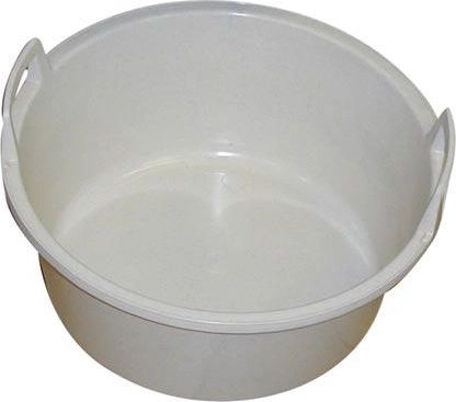 Πλαστική λεκάνη 49 cm με λαβές, γρανίτης